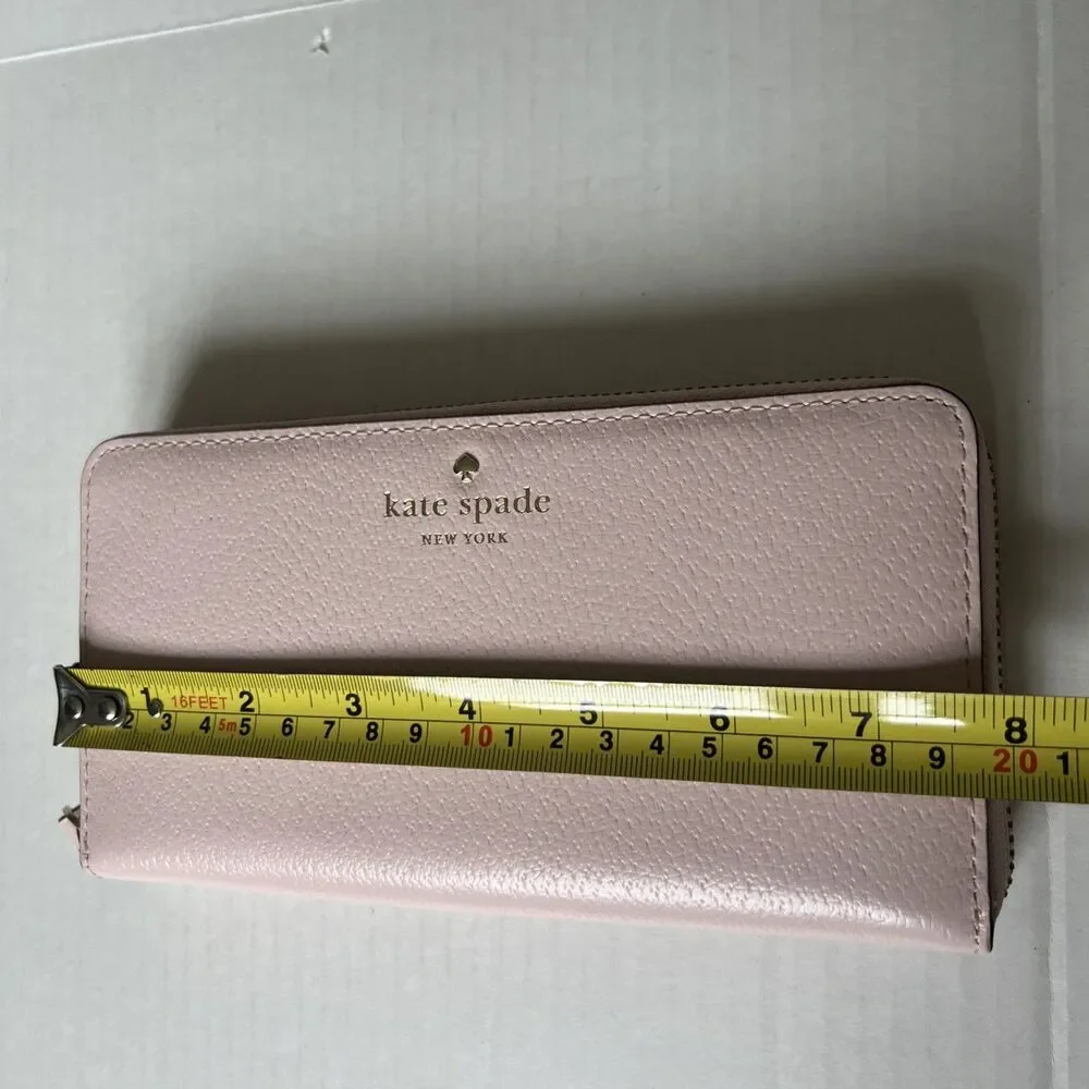 Kate Spade Brynn Large Continental Zip Around Wallet Pink NWOT